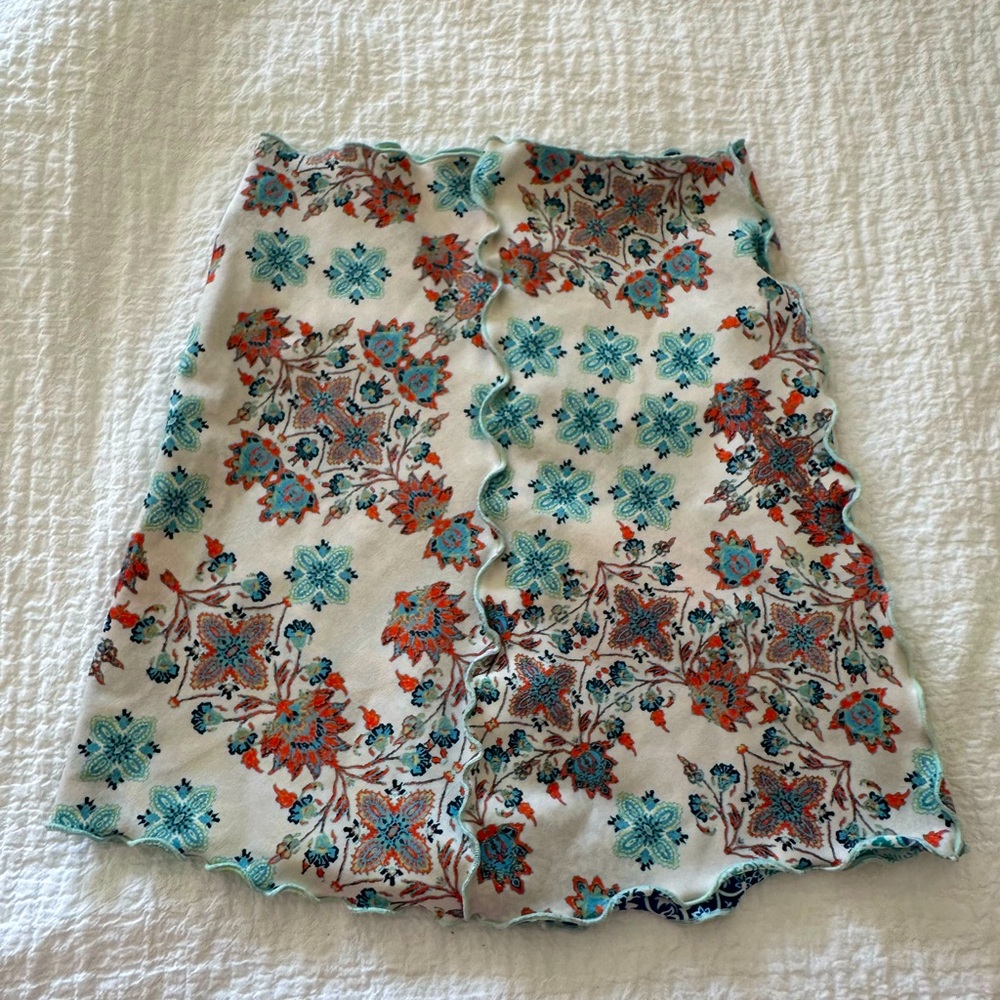 Haystacks Paisley Pattern Mini Skirt - Size Small